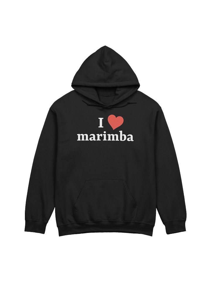 I <3 marimba | gildan hoodie product image (1)