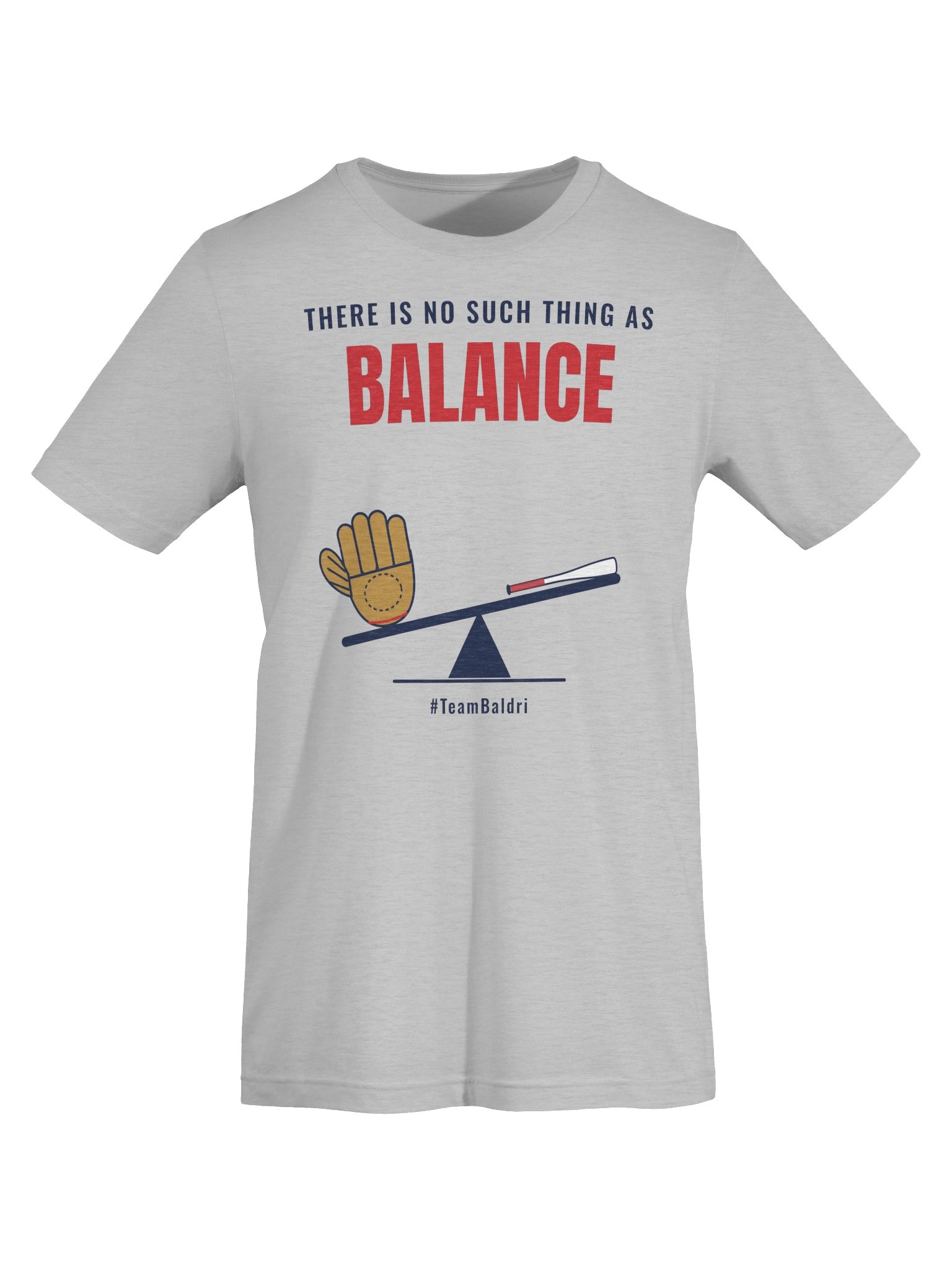 No Such Thing As Balance Tee - White/Cream/Gray product image (14)