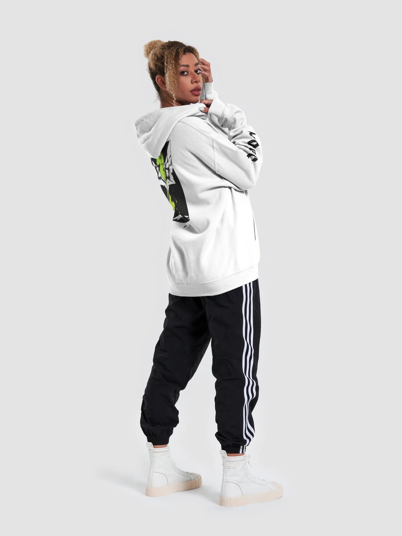 Oryx: The Taken King Hoodie (White/Green) product image (5)