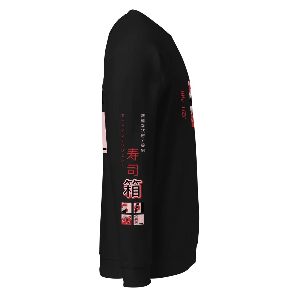 オーガニック寿司ボックス長袖スケートボードフリース product image (5)