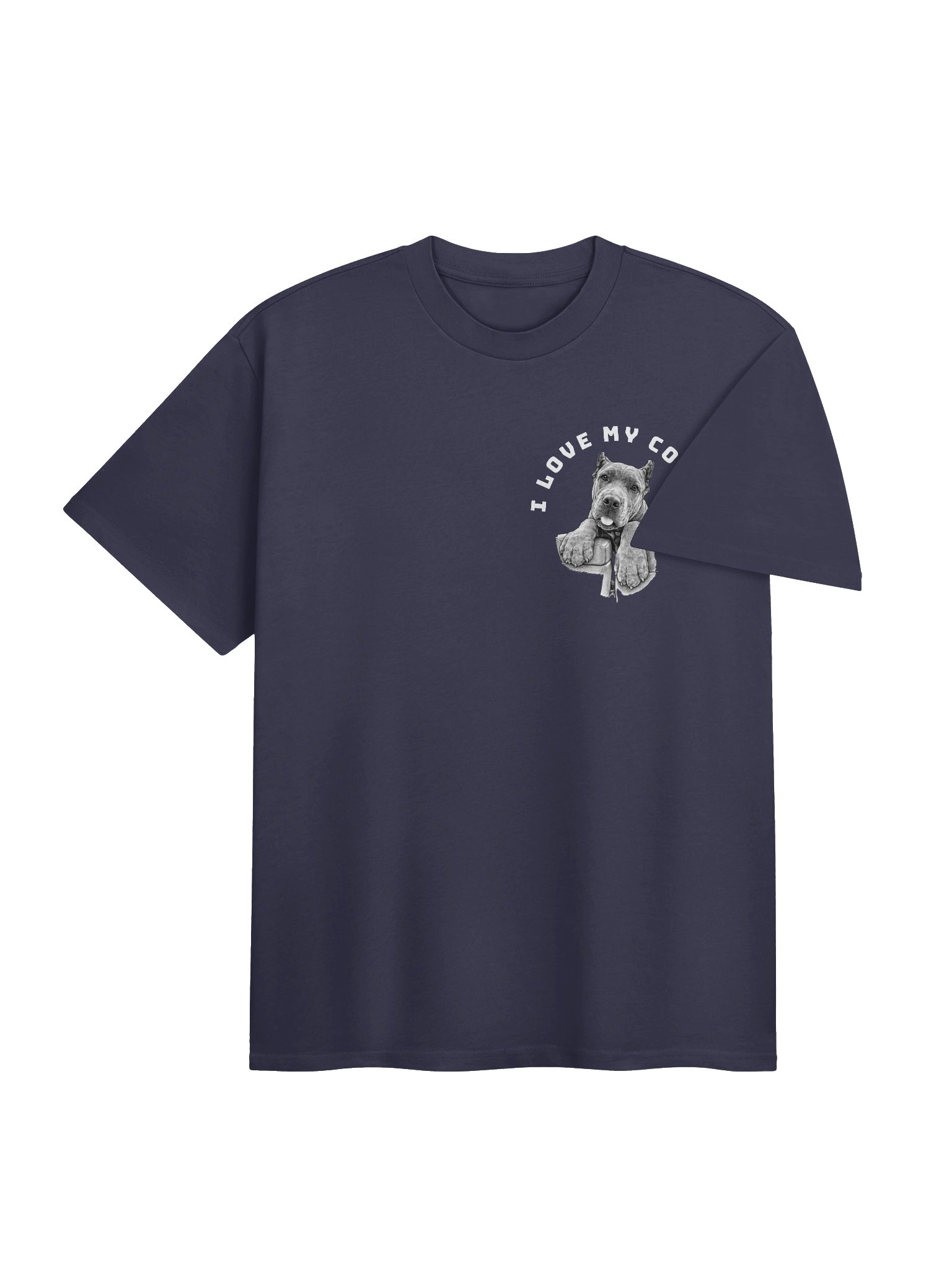 I Love My Corso Heavyweight T-shirt product image (7)