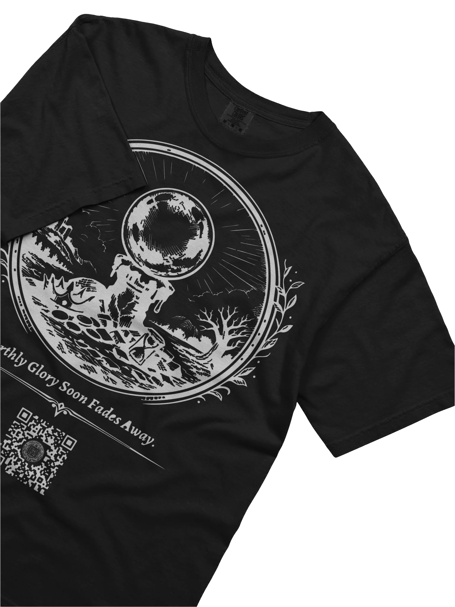 Shimmering Bubble (White on Black/Color) product image (5)