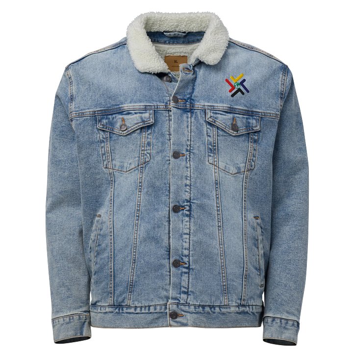 Vi-2s-Dk Unisex Denim Jacket product image (3)