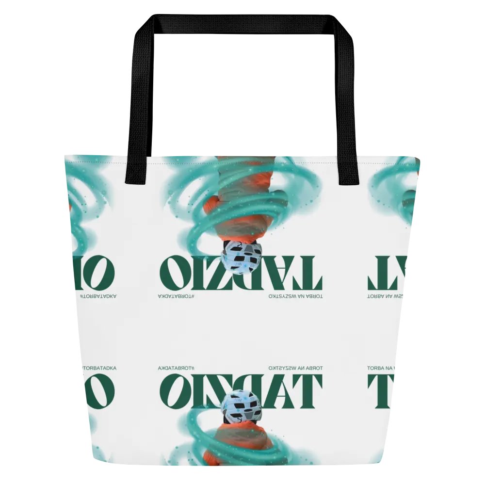Glitch Wheel All-Over Tote Bag product image (2)