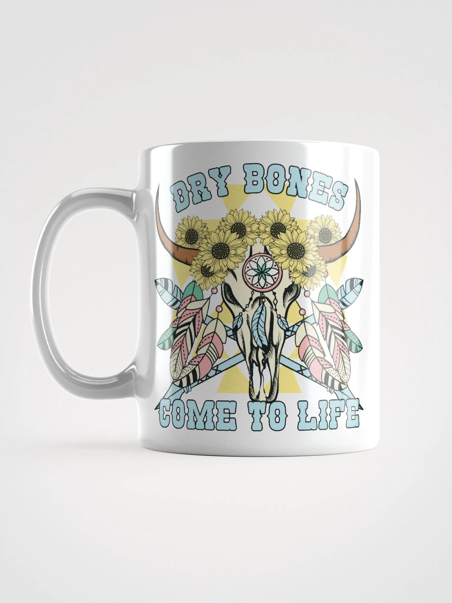Bohemian Dry Bones Come To Life Skull Mug product image (6)