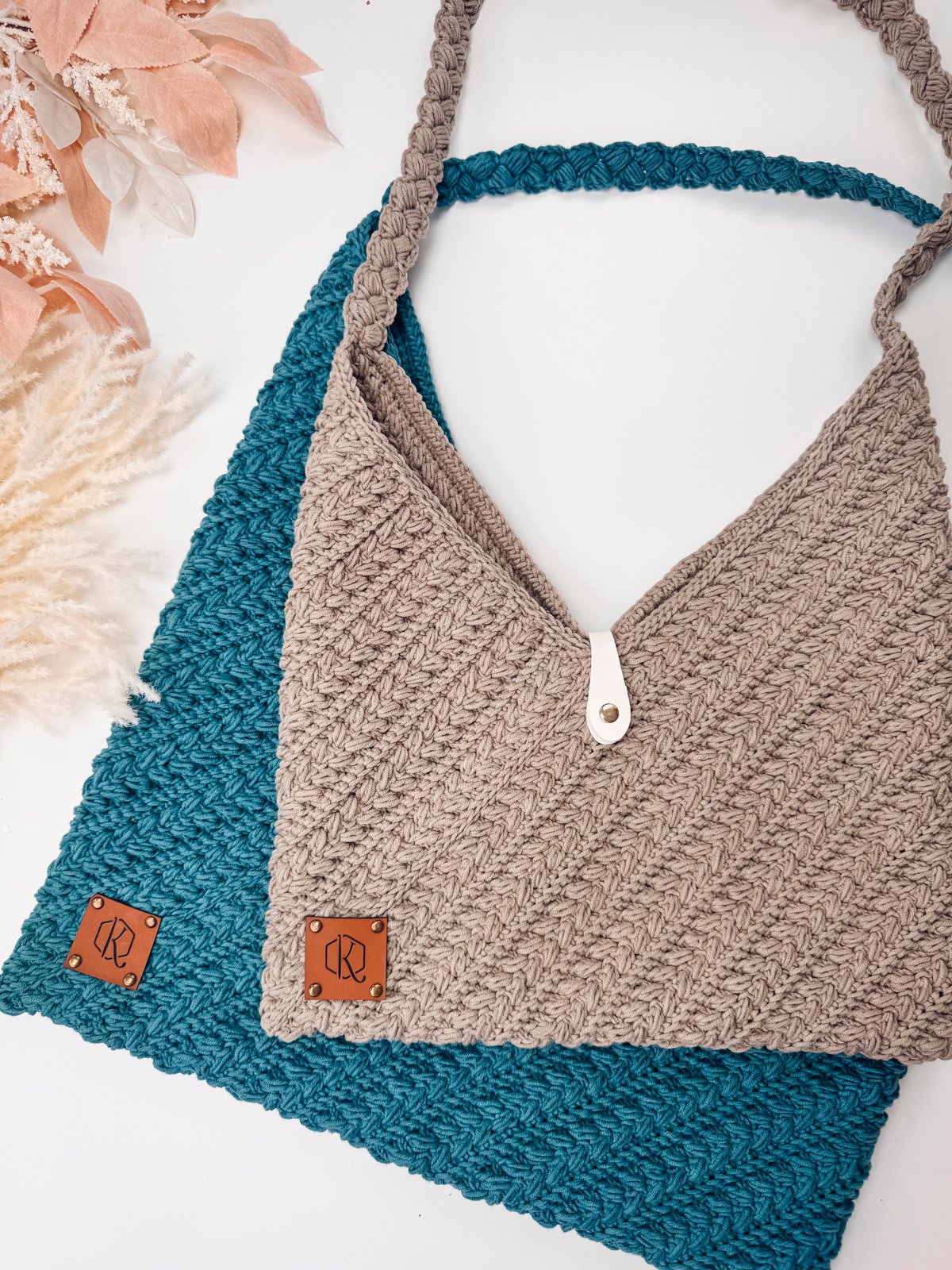 Wheat Stitch Crochet Bag Pattern (2 Sizes) product image (8)