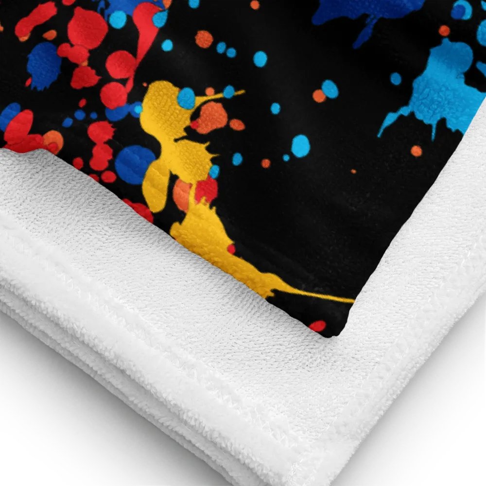 Retro Music Beach Towel - Blue product image (5)