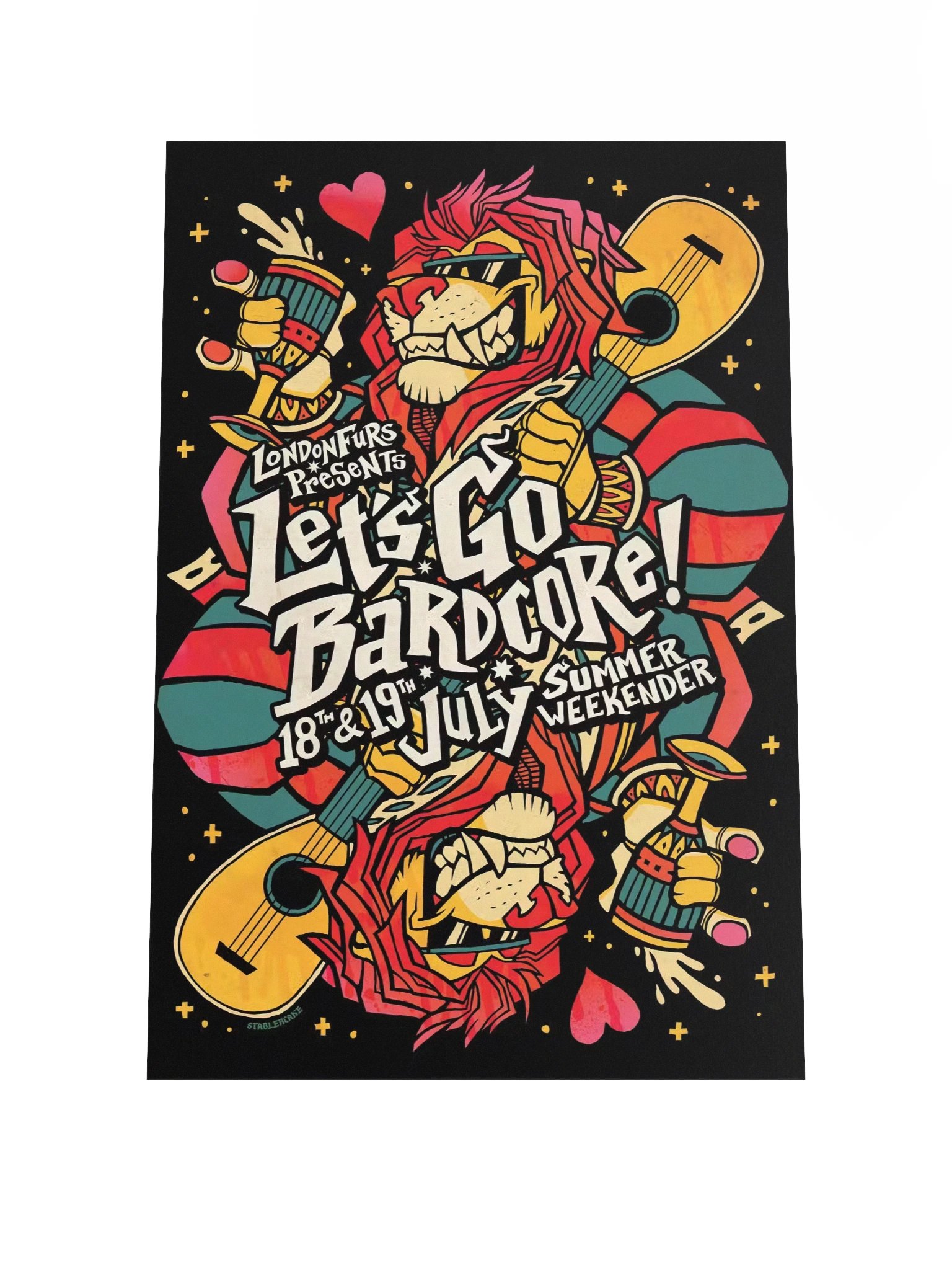 LondonFurs Summer Weekender '25 - Let's Go Bardcore! - Poster2 product image (1)