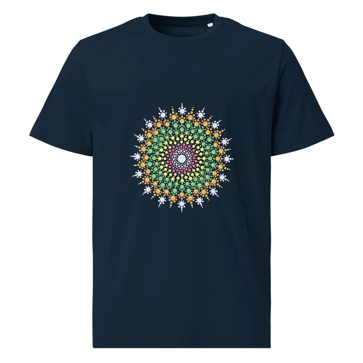 Pastel Dot Mandala Organic T-Shirt product image (1)