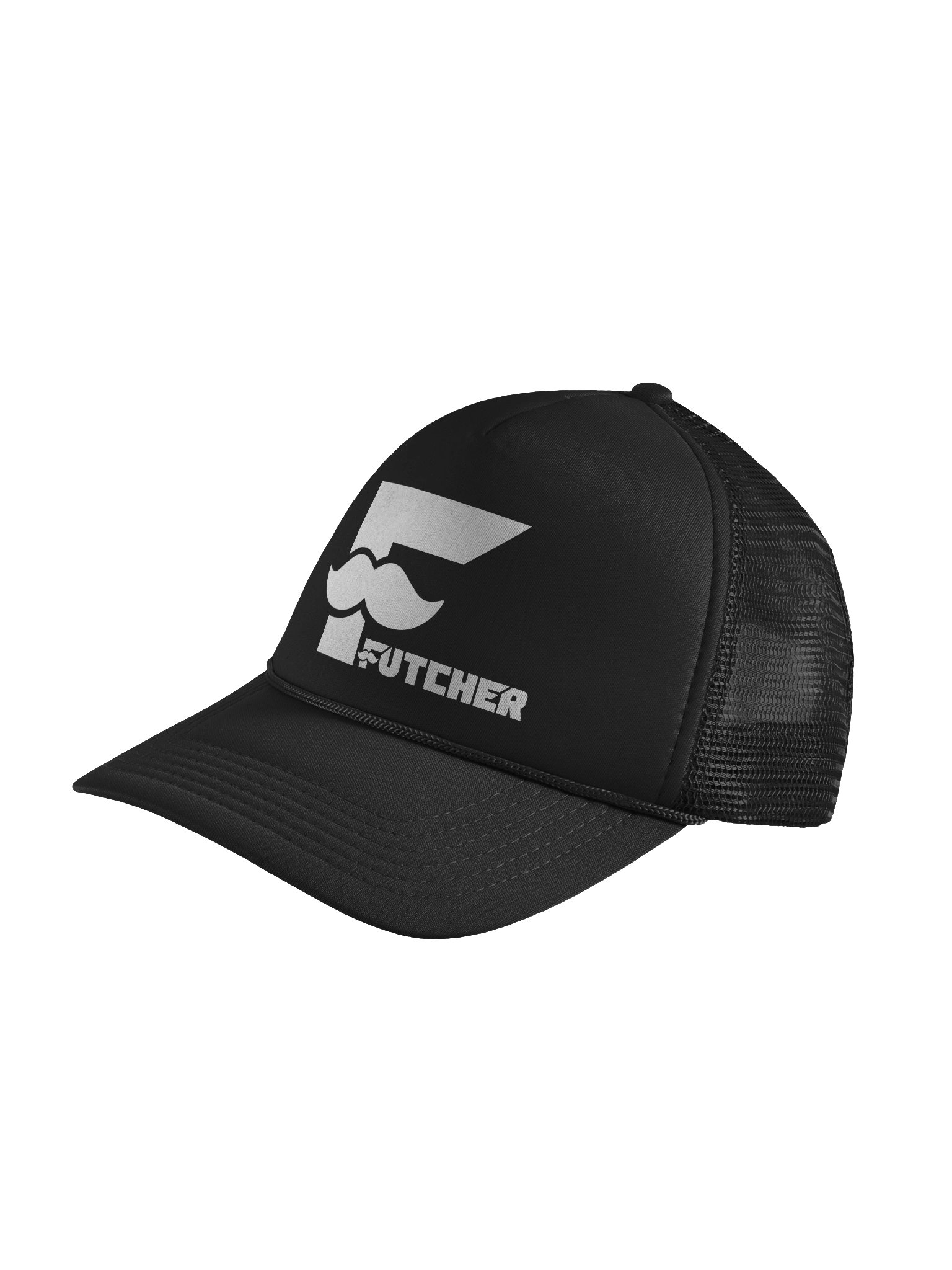 Futcher F Logo White Trucker Hat product image (4)