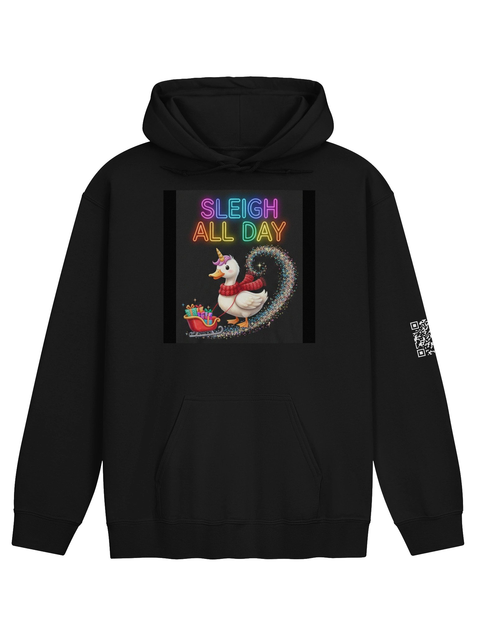 Sleigh All Day Duckicorn Holiday Hoodie product image (1)