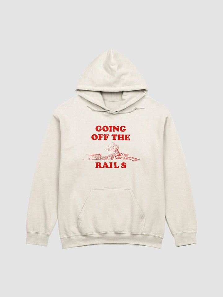 Going off the rails Hoodie product image (1)