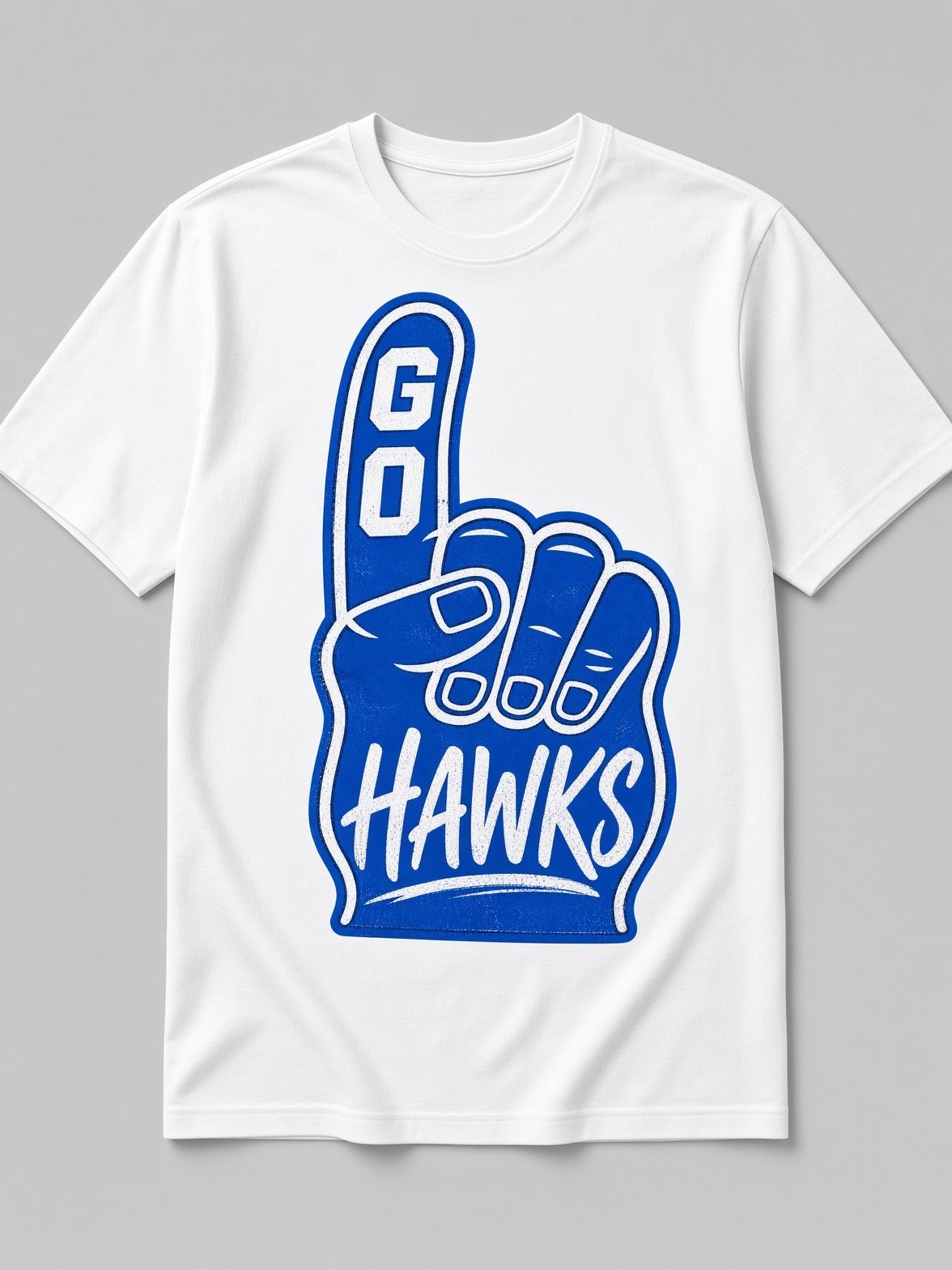 Go Hawks Foam Finger Tee product image (1)