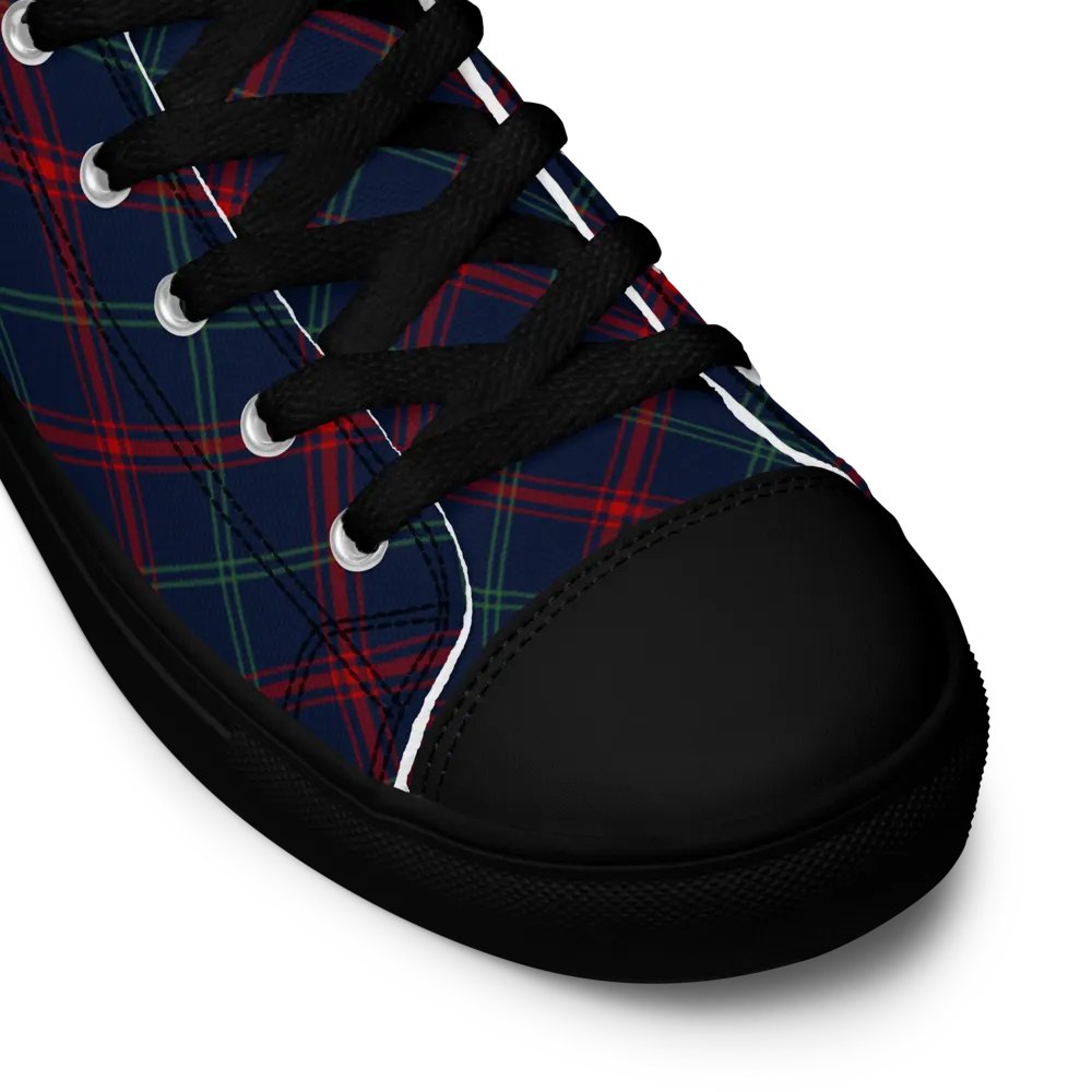 Lynch Tartan Men's High Top Shoes product image (11)