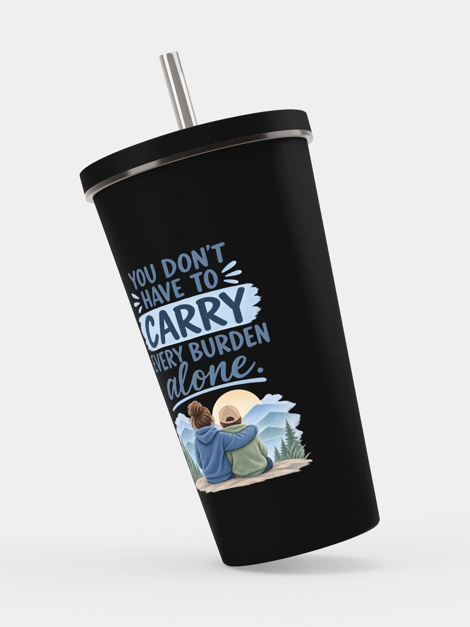 You Don't Have to Carry Every Burden Alone Tumbler product image (3)