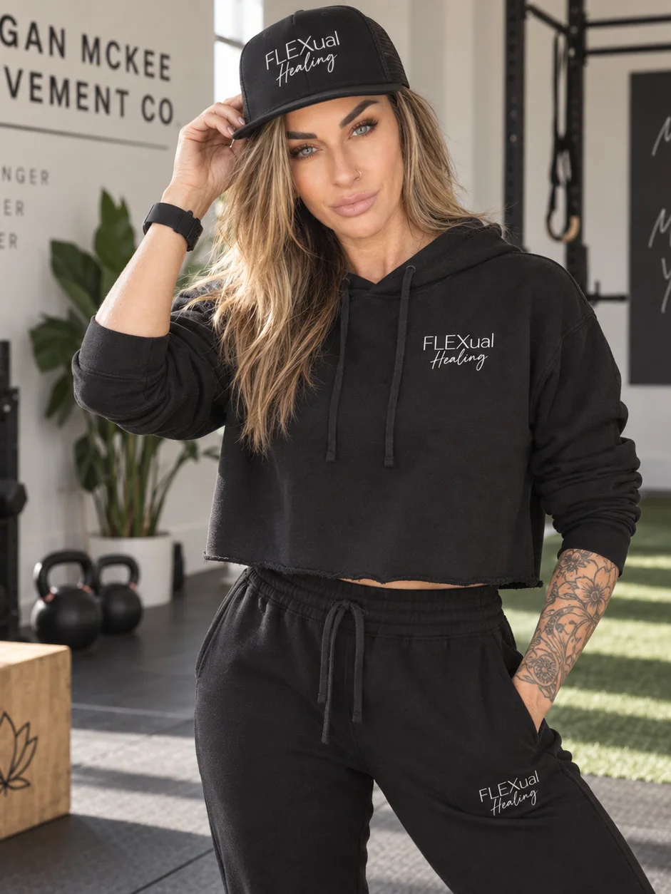 FLEXual Healing Fleece Cropped Hoodie product image (10)