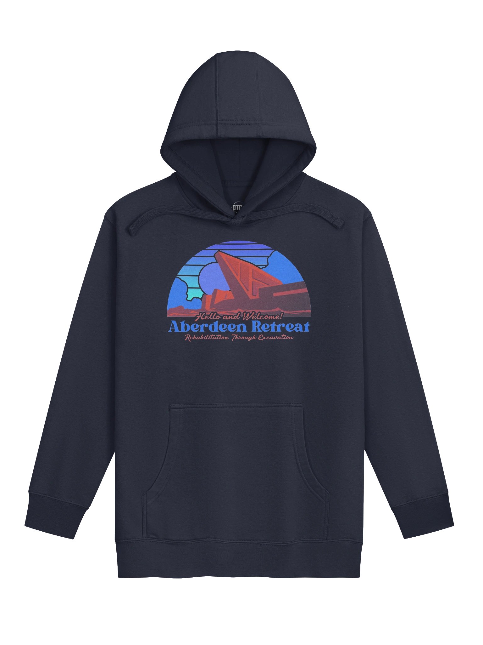 Aberdeen Retreat Blue Sunset - Premium Hoody product image (17)
