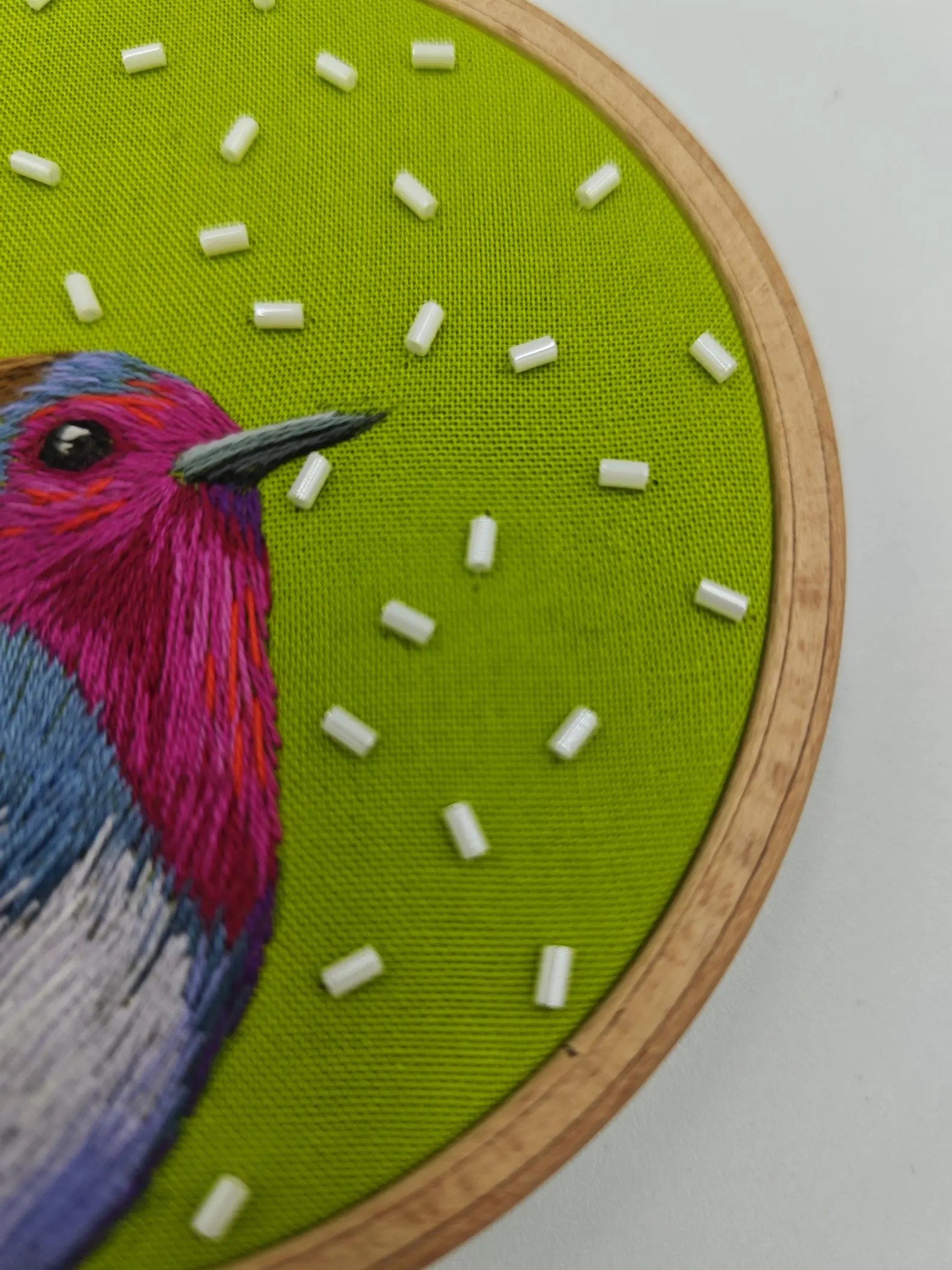PDF Christmas embroidery pattern bundle, robin and holly product image (9)