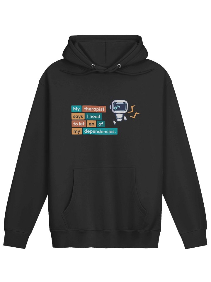 My therapist says hoodie product image (1)