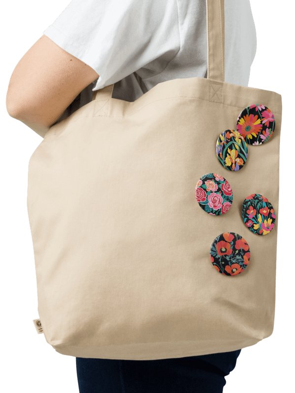 Floral Fusion Pin Buttons Set product image (7)