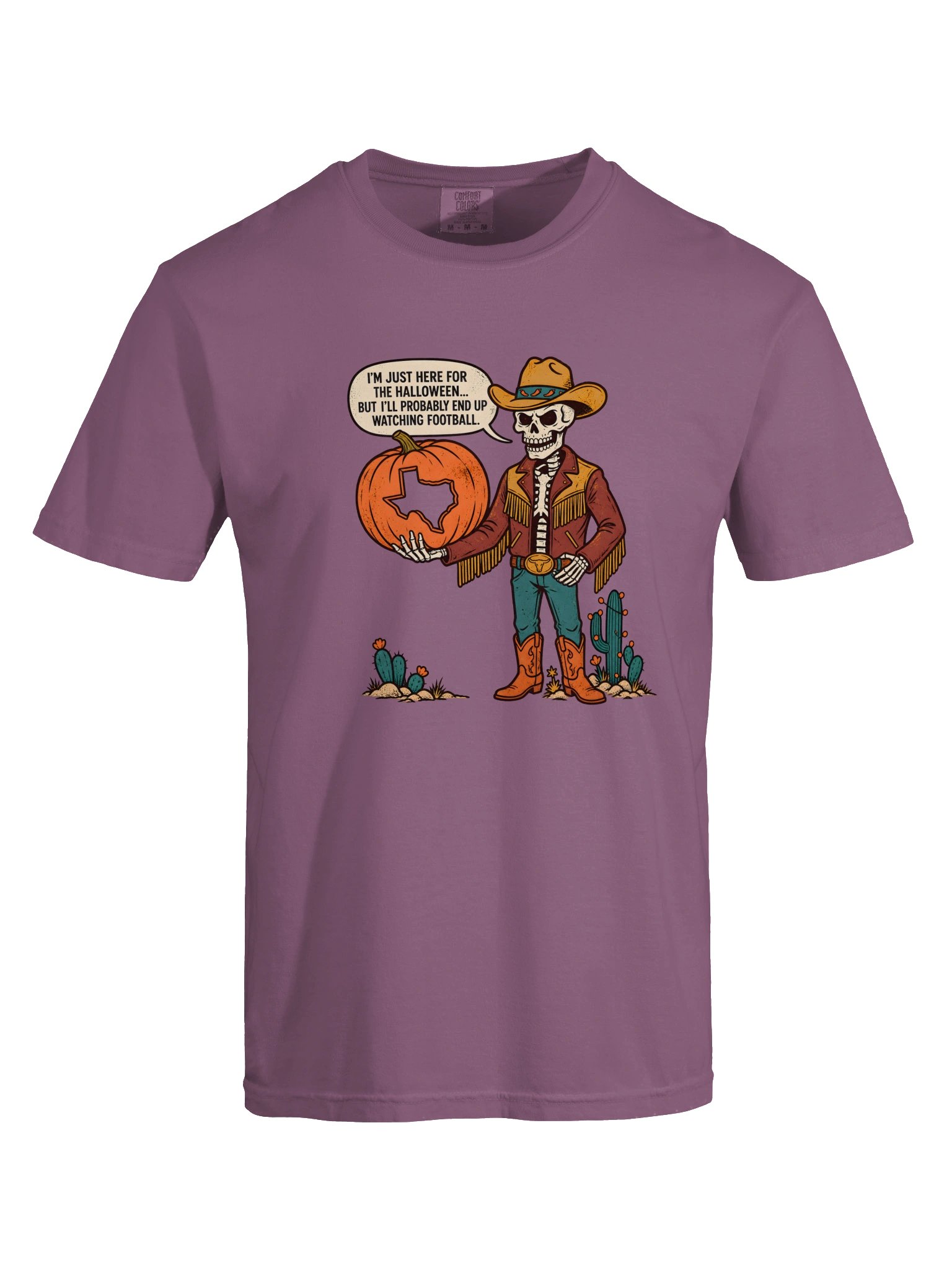 Halloween Cowboy Skeleton Mens Shirt product image (115)