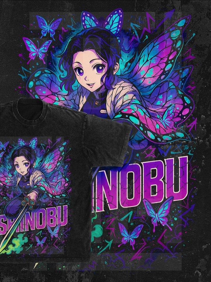 SHINOBU Demon slayer | Kimetsu no Yaiba t-shirt PNG design product image (1)