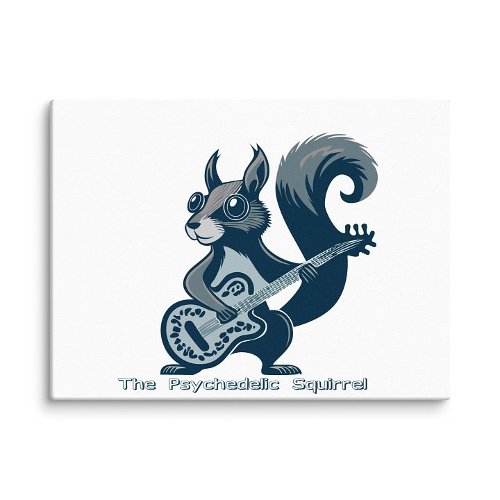 The Psychedelic Squirrel Guitar Canvas product image (4)