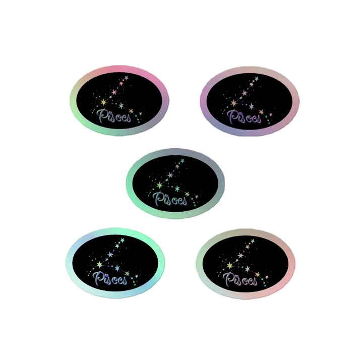 Pisces, Constellation, Holo Sticker Pack product image (2)