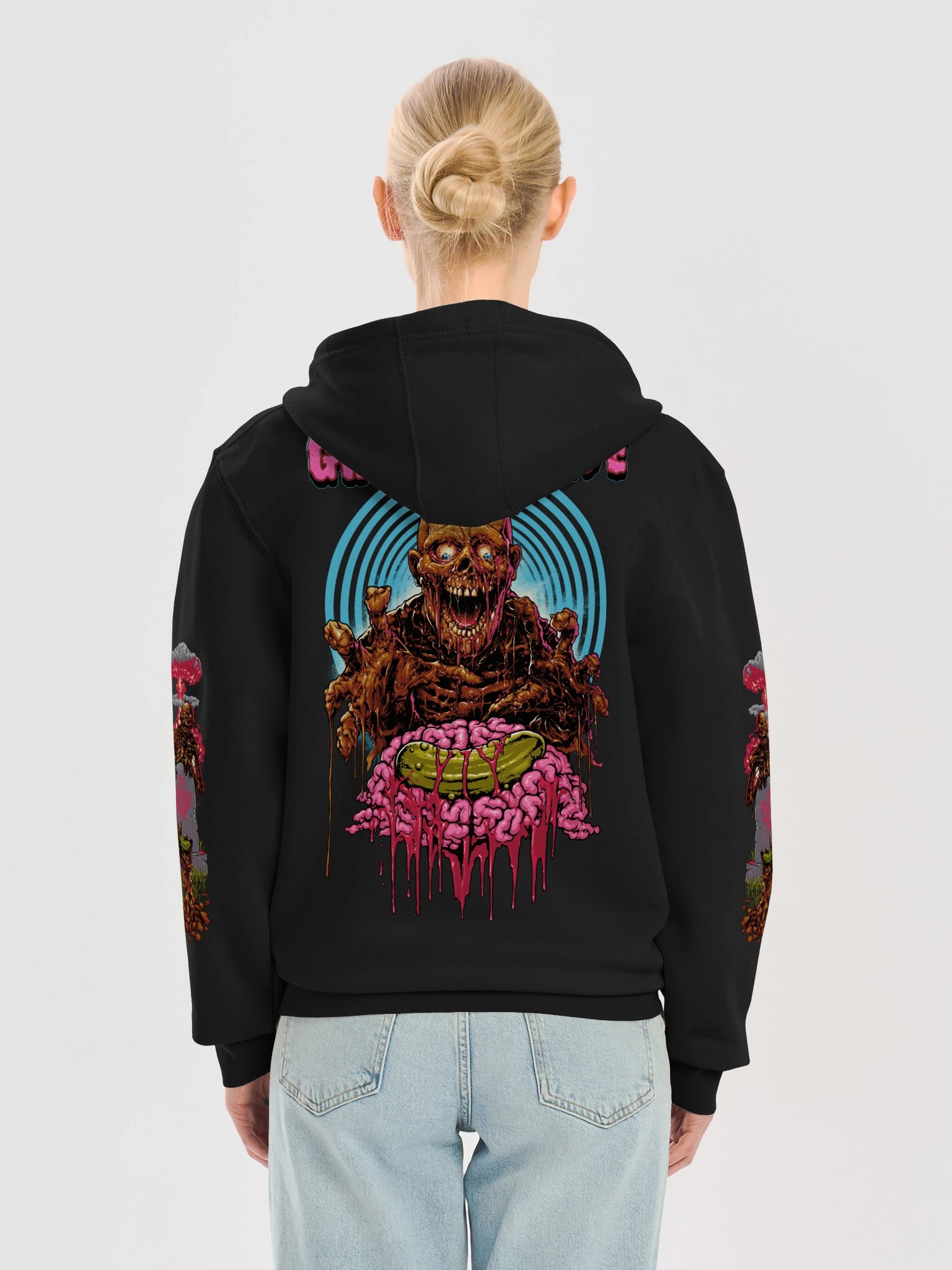 Pickled Brains Zip-Up Hoodie product image (10)