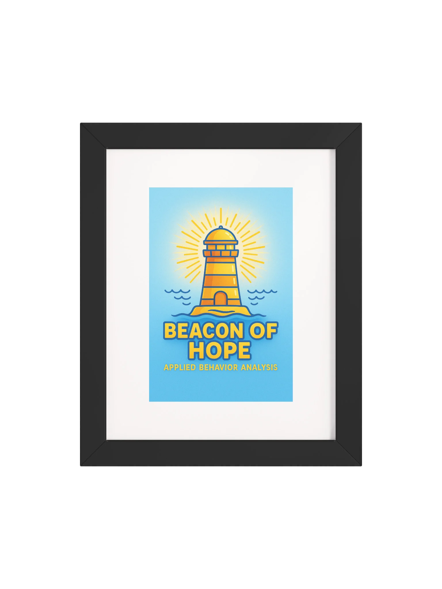 Lighthouse of Positivity Framed Poster product image (22)