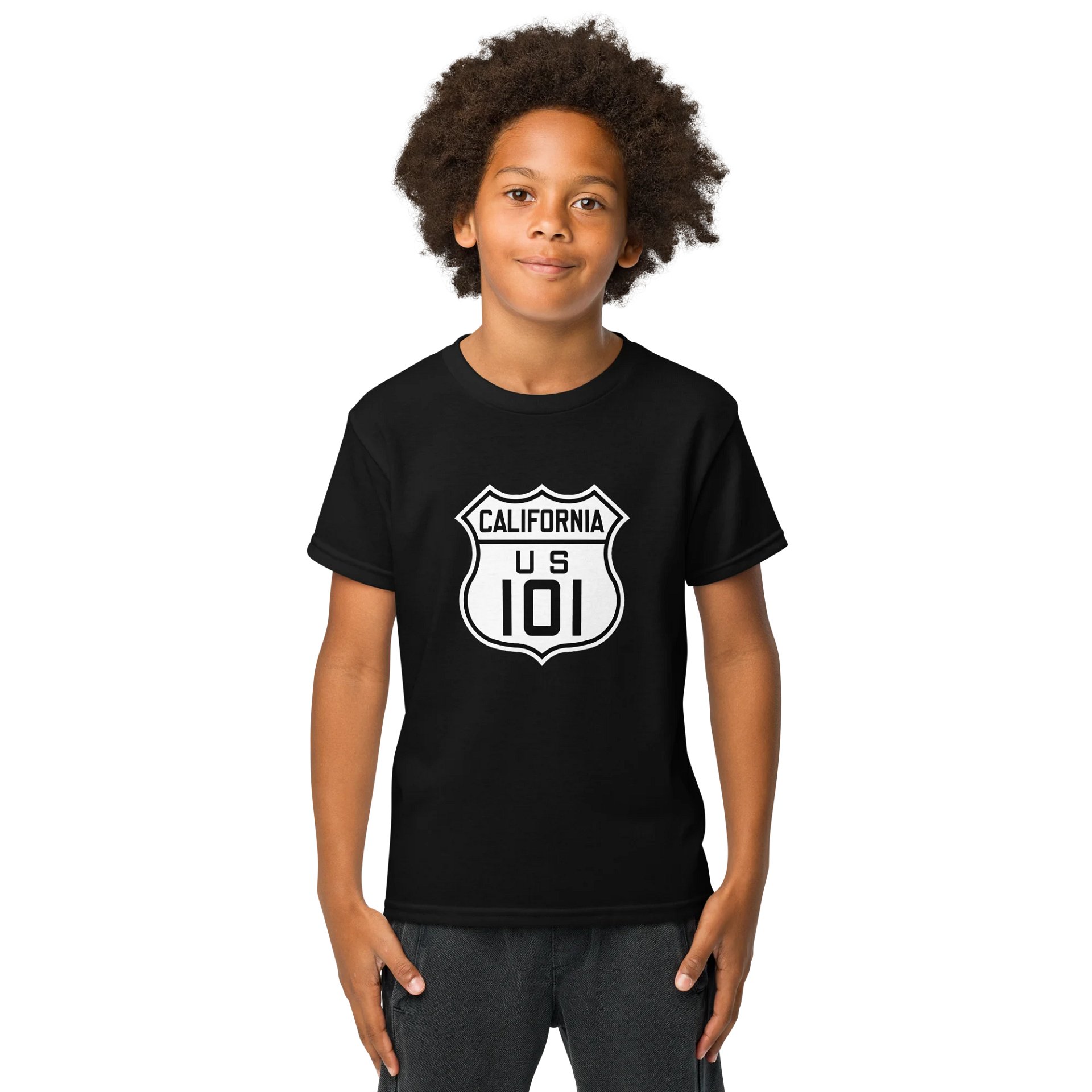 California US 101 Kids' T-Shirt | Youth Moisture-Wicking Tee product image (1)