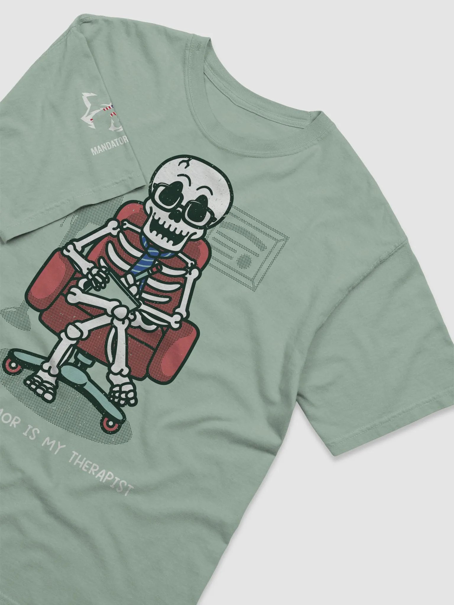 Dark Humor Is My Therapist Men's Tee product image (3)