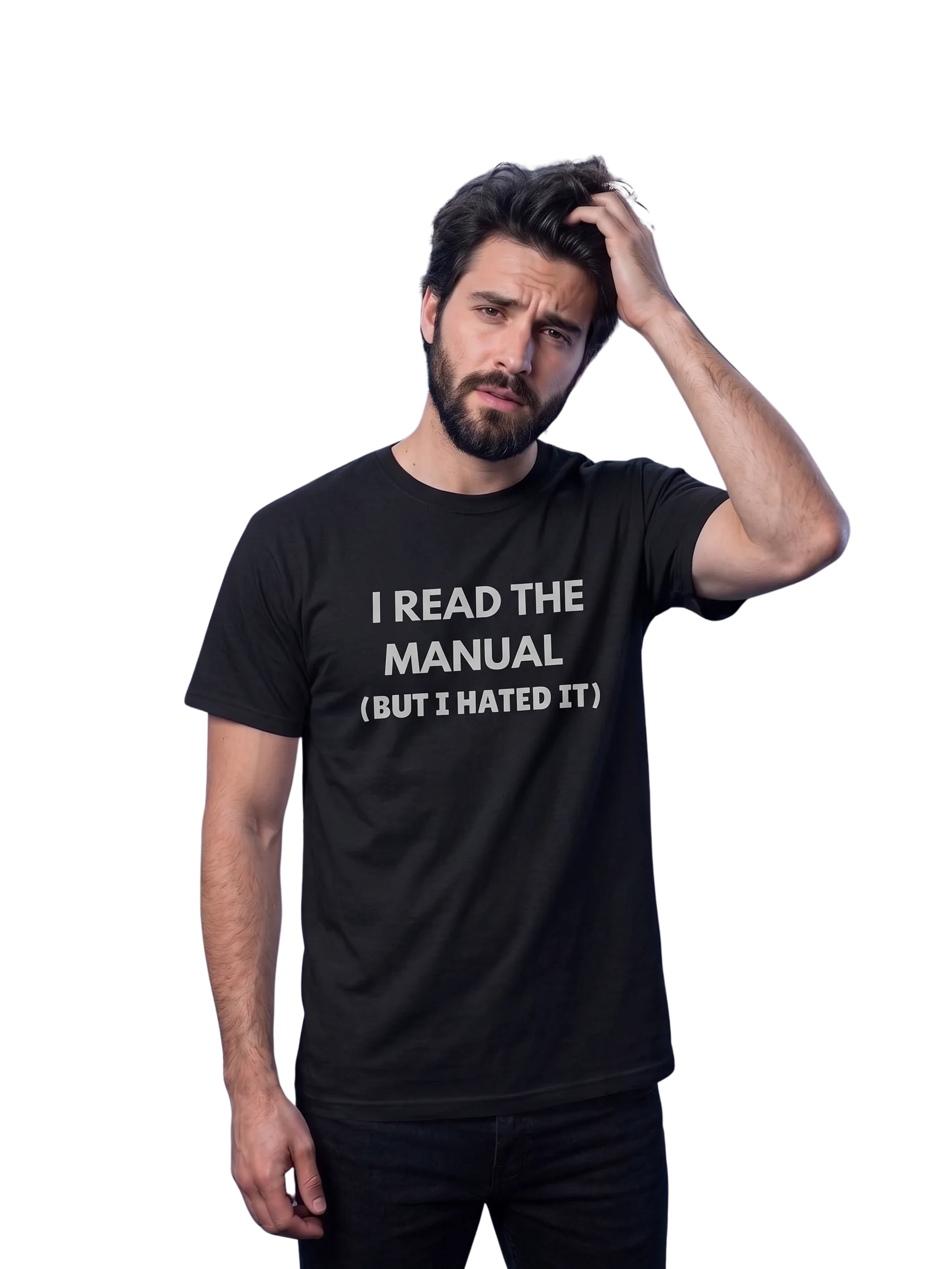 I Read The Manual (But I Hated It) | Heavy Cotton Tee product image (1)