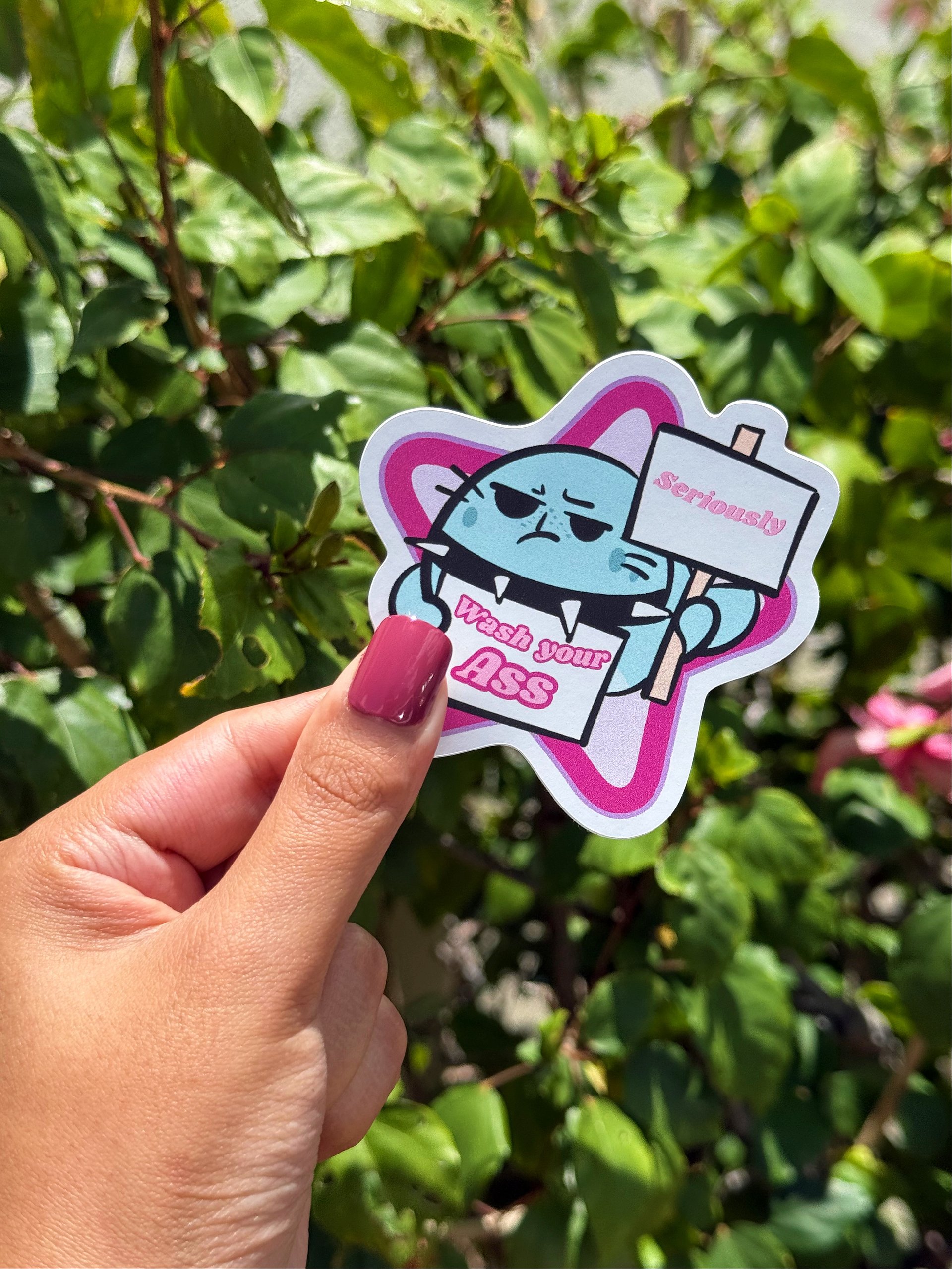 Wash your Ahh-Sticker product image (7)