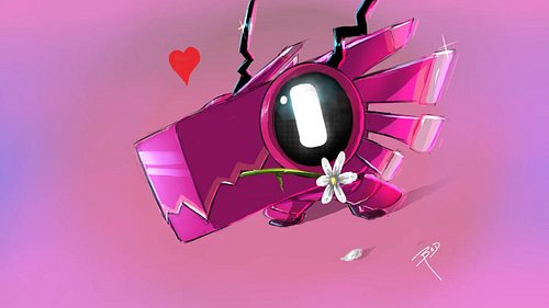 Chomp has a gift for you lol
Some botworld art

#robot #botworldadventure
#botworld #cute