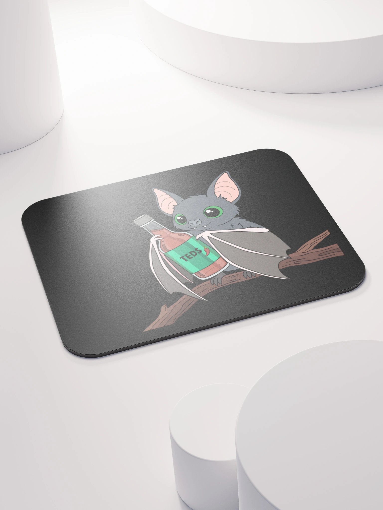 Spicy Bat - Black Mouse Pad product image (4)
