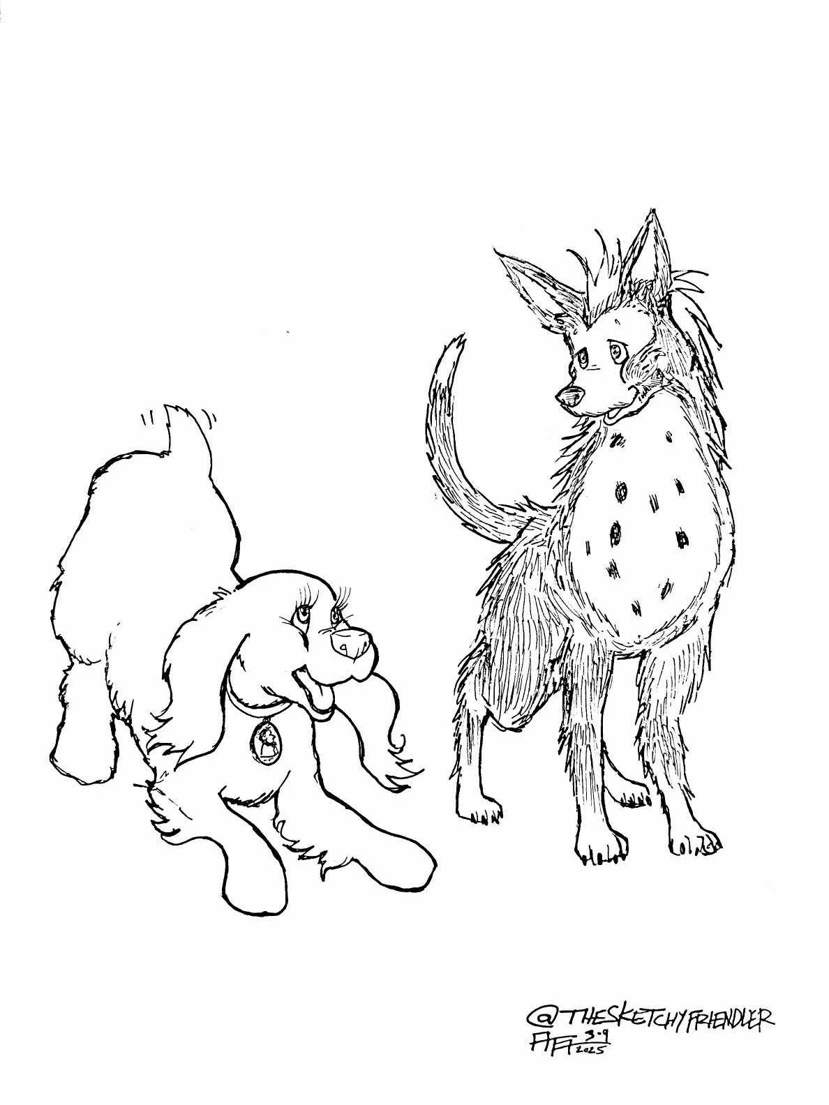 Custom BLACK & WHITE illustration product image (3)