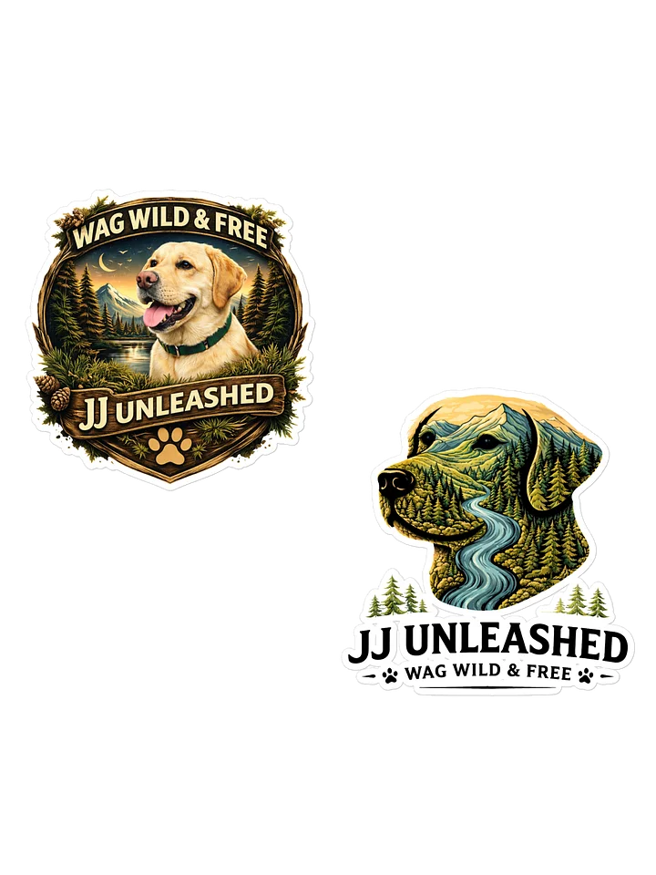 JJ Unleashed Adventure Sticker Pack – Wag Wild & Free product image (1)