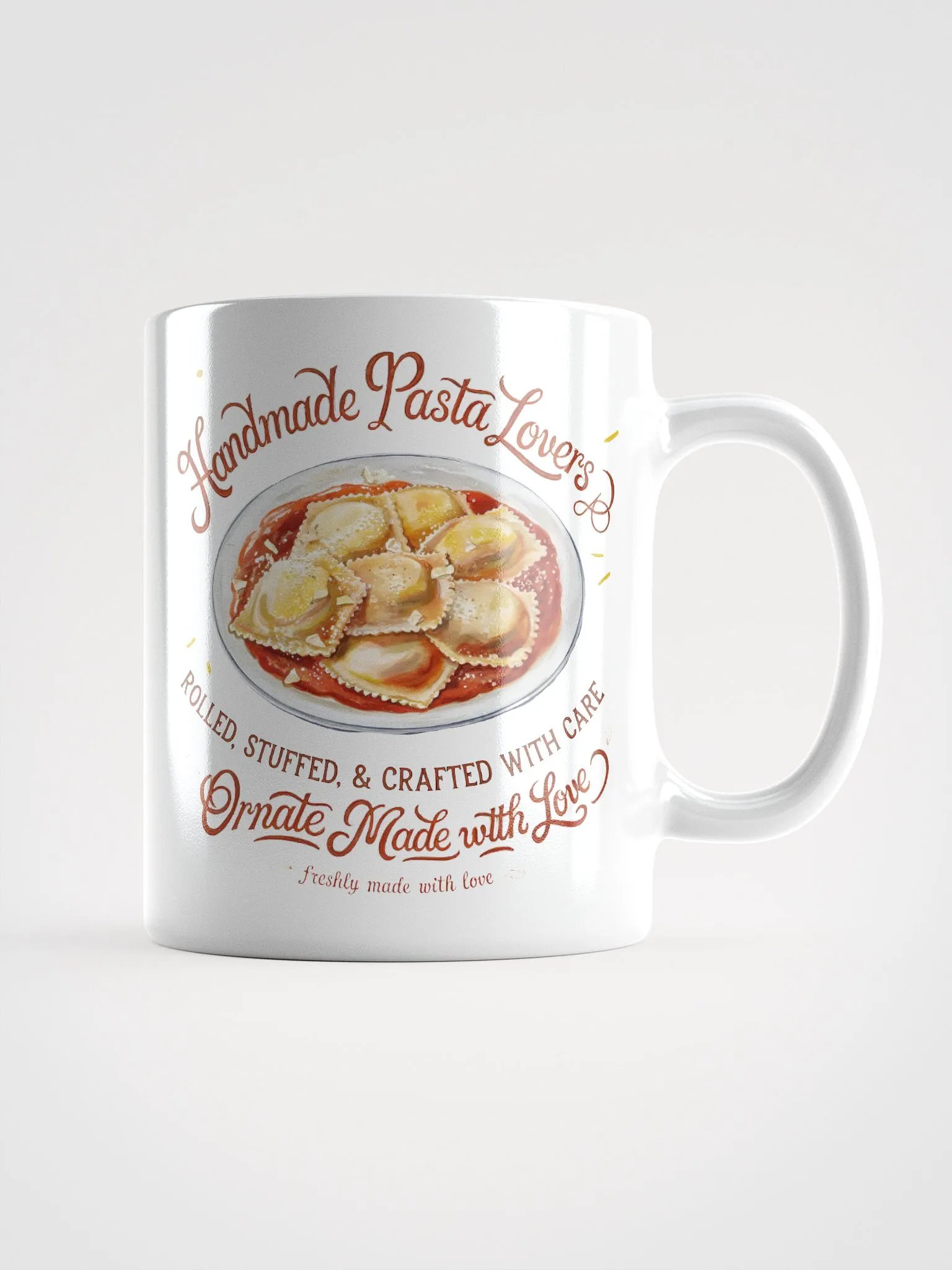 Handmade Pasta Lovers Club Mug product image (1)