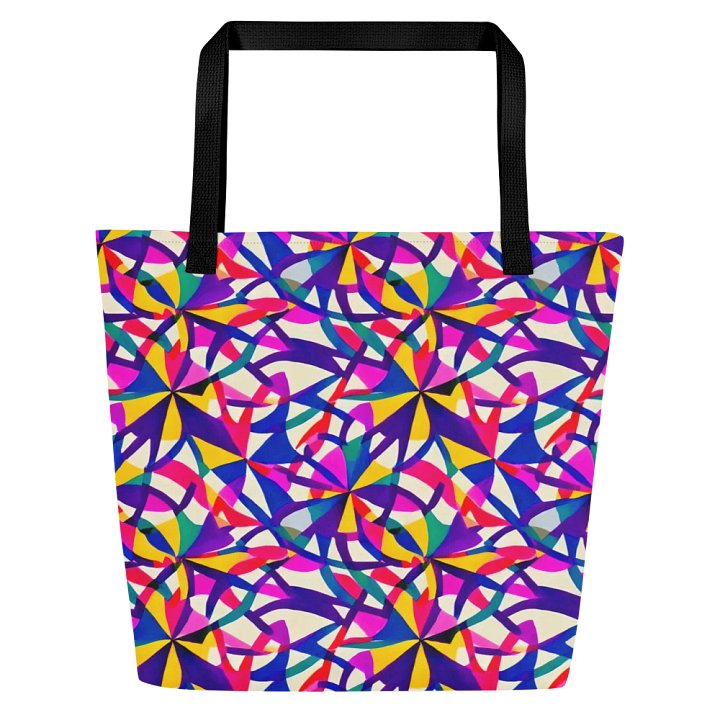 Ranbow Shapes Tote Bag product image (1)
