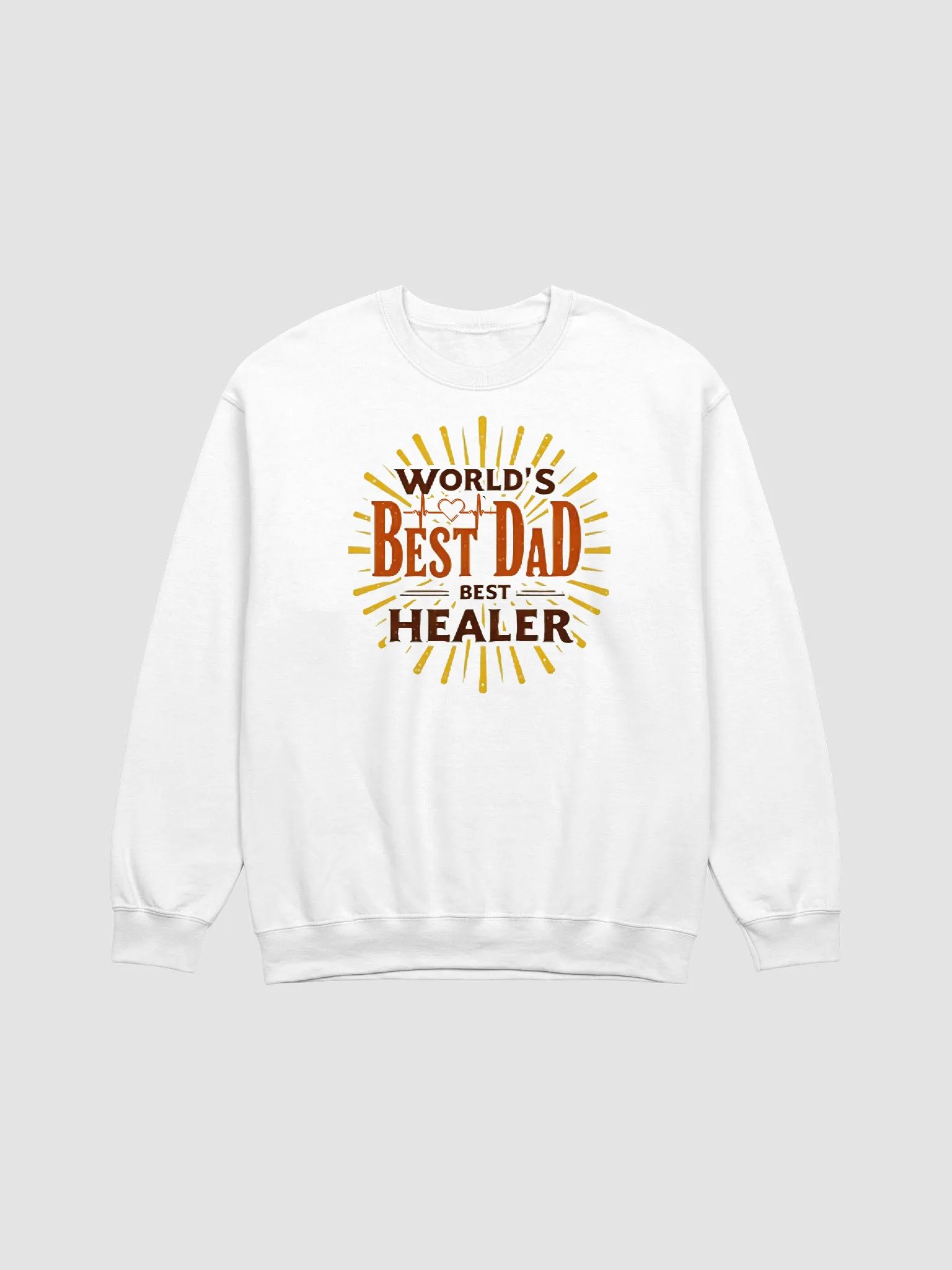 World's Best Dad ,Best Healer Crewneck Sweatshirt product image (4)