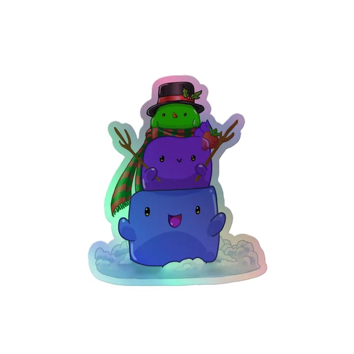 Christmas 2024 Holographic sticker product image (2)