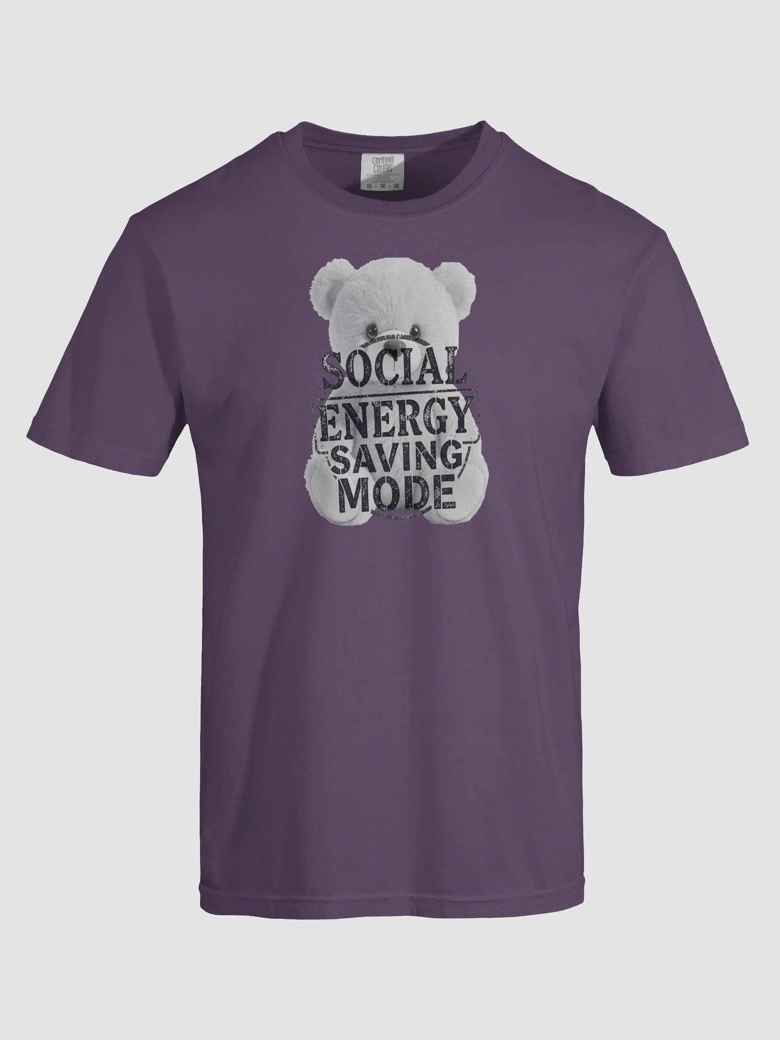 "Social Energy Saving Mode" T-Shirt - The Introvert Bear product image (8)