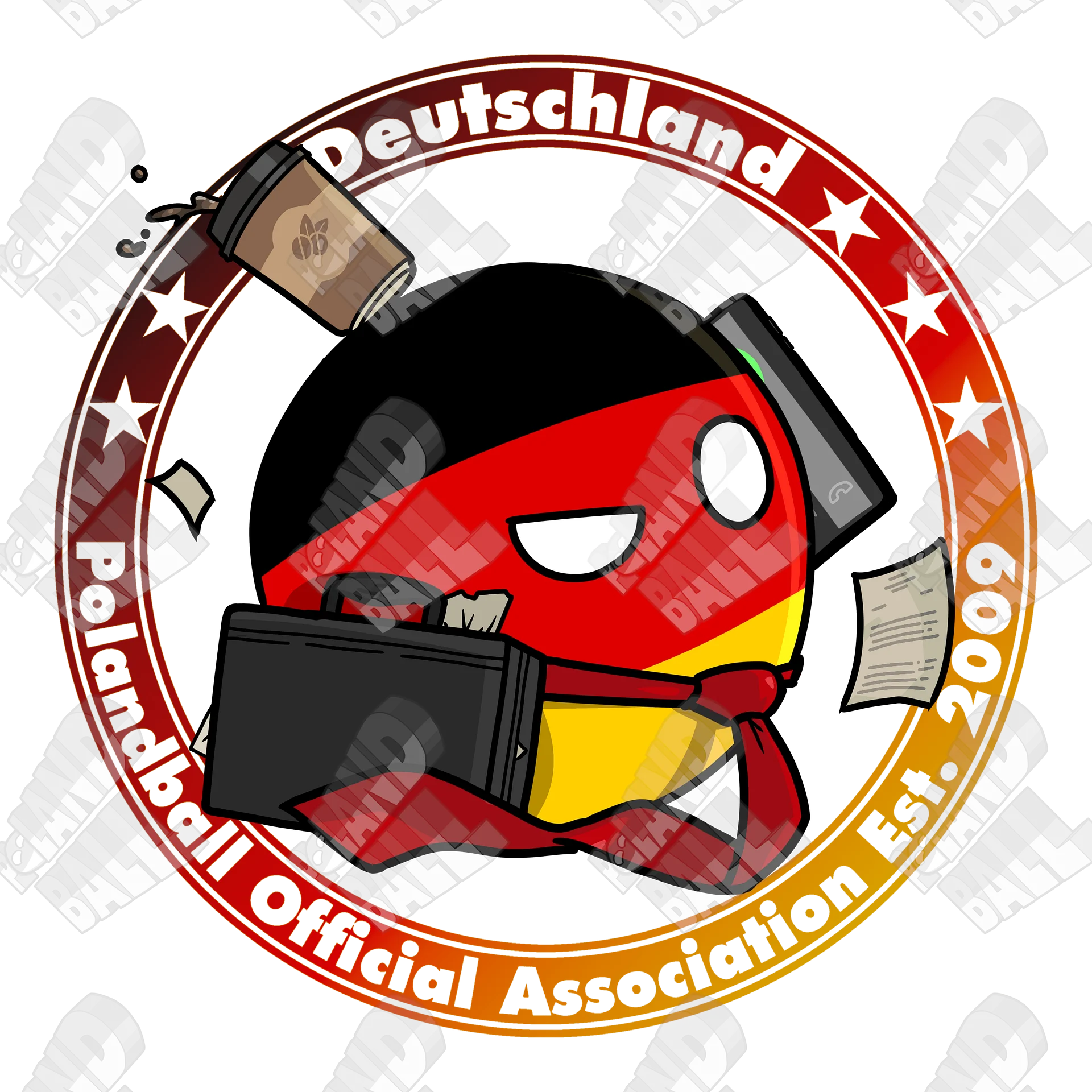 Polandball Official Association T-shirt - Germany product image (4)