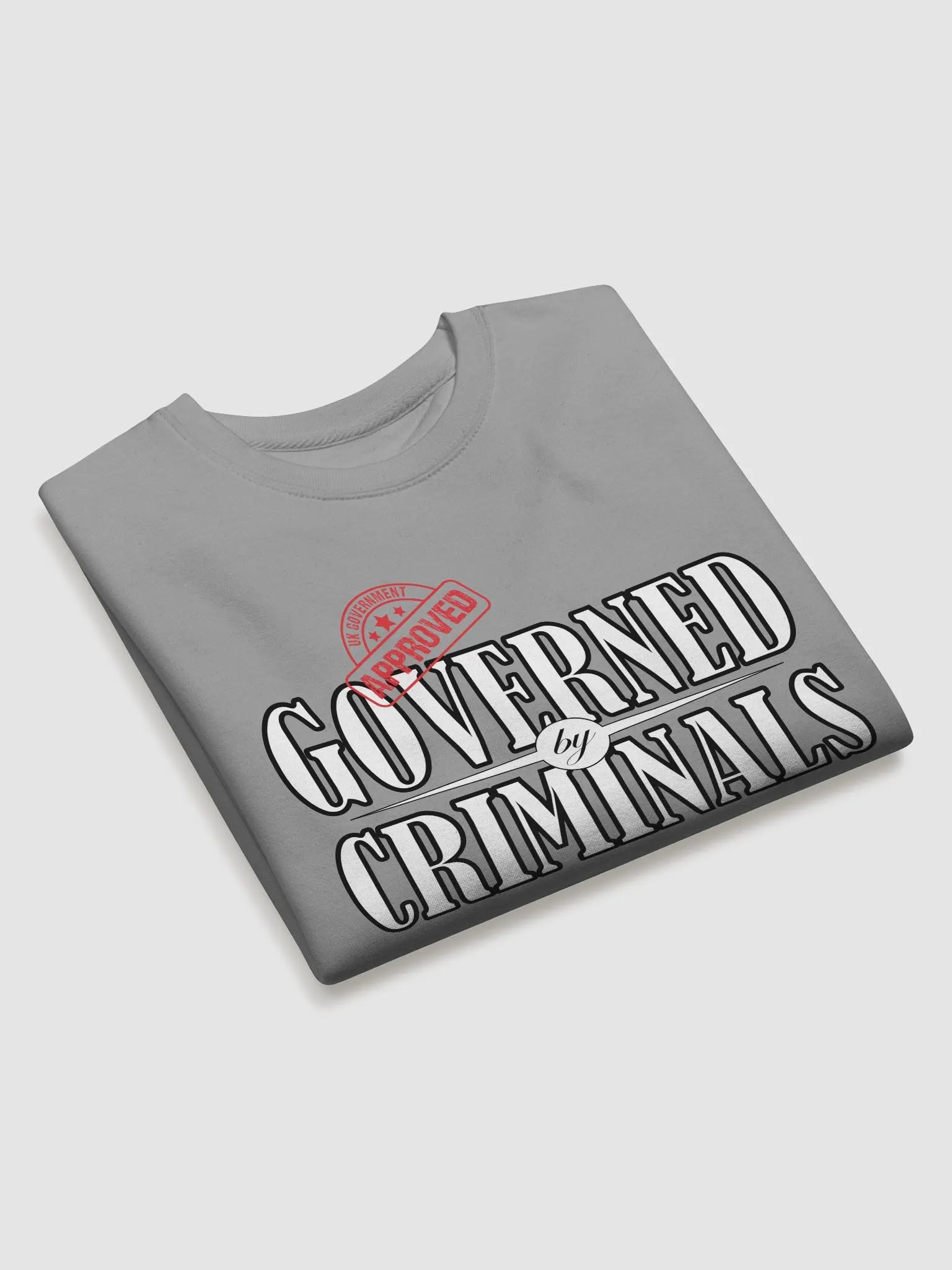 Governed By Criminals - UK Approved - Cotton Heritage Premium Sweatshirt product image (4)