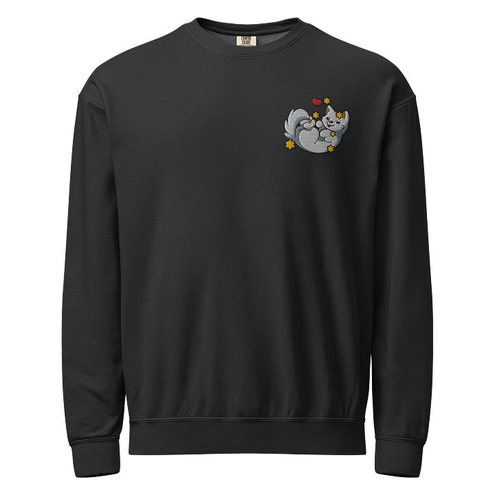 silly dog embroidered crewneck product image (1)