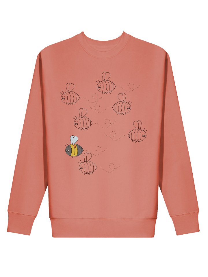 Buzzing Bee Cartoon Premium Sweatshirt product image (7)