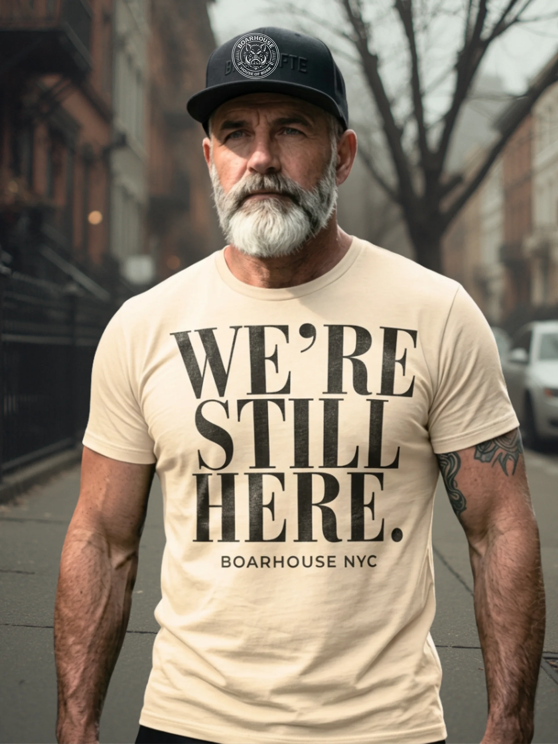 WE'RE STILL HERE.™ — IVORY EDITION Comfort Colors Heavyweight Tee product image (1)