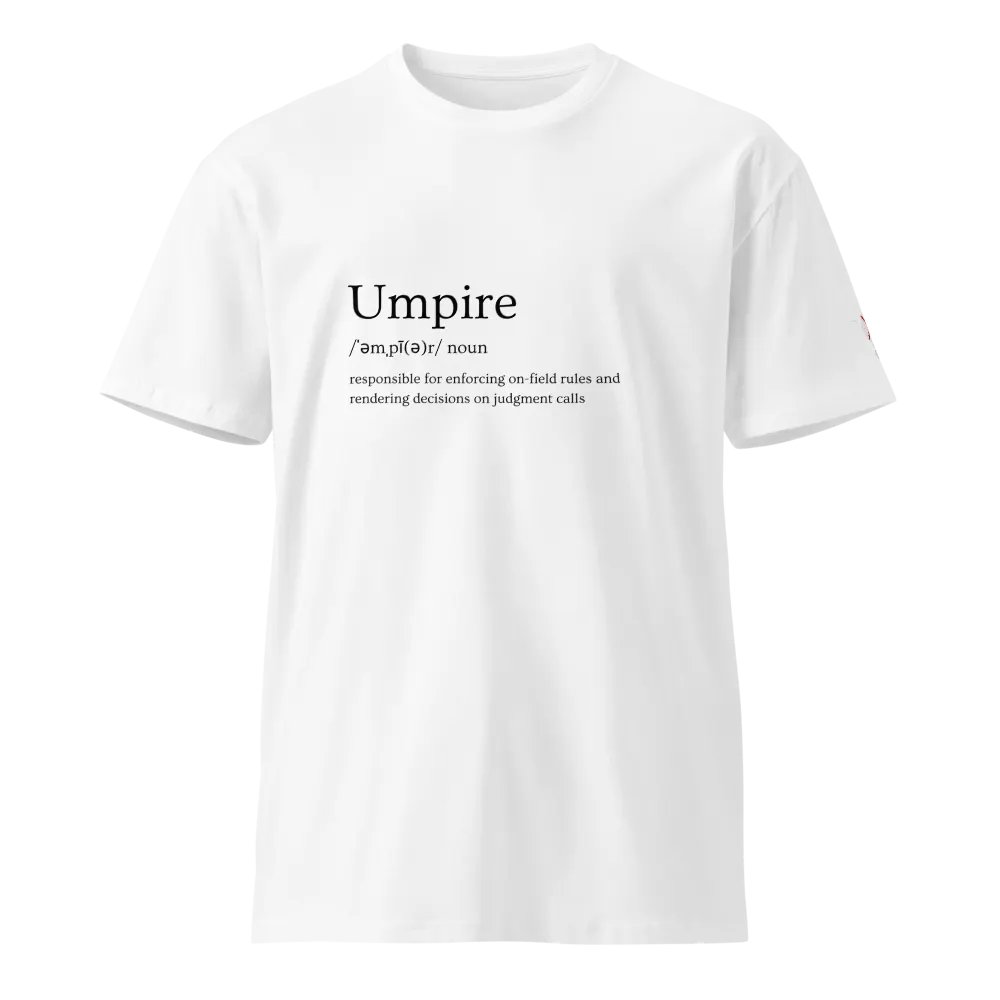 Umpire Definition T-Shirt - White product image (1)