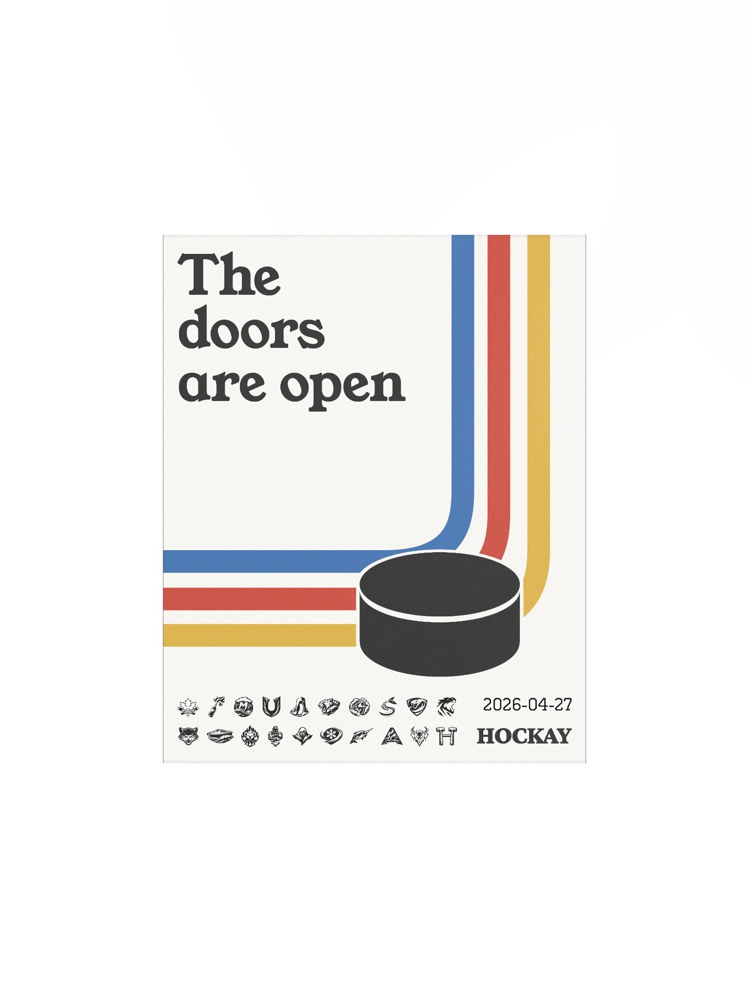 The doors are open - Commemorative Launch Poster product image (2)